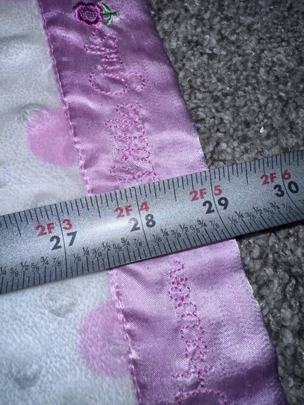 Just One Year You Carters Fleece Baby Blanket Thank Heaven For Little Girls Pink